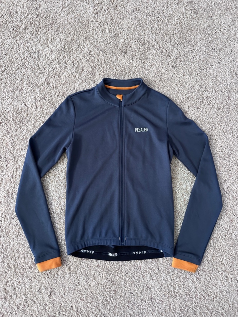 PedalED essential long sleeve merino blend japanese cycling jersey